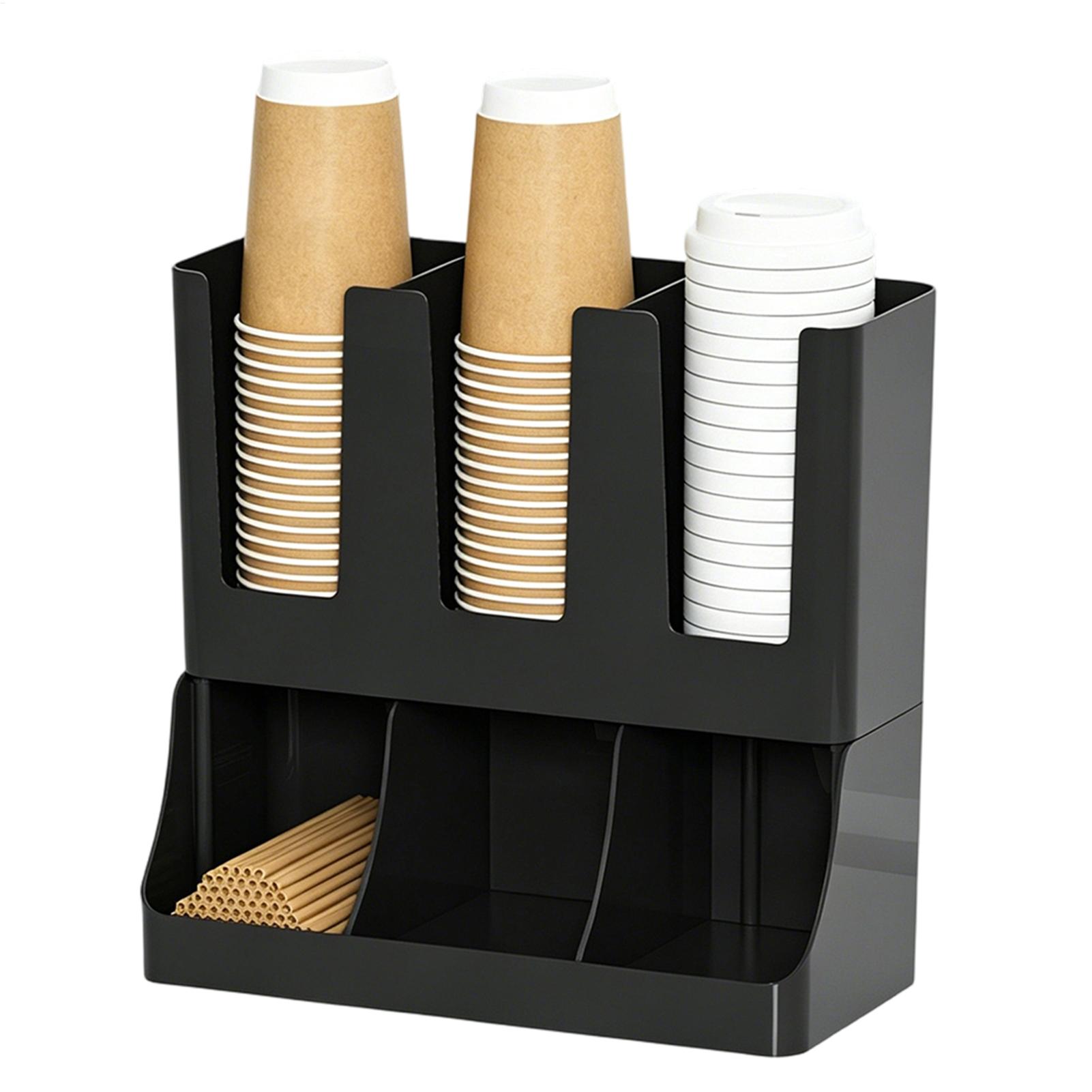 Coffee Tea Station - منظم محطة القهوة بـ 6 أقسام،