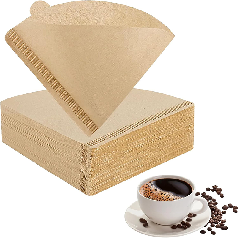 Coffee Tea Paper Cups - 100 قطعة من أوراق فلتر القهوة