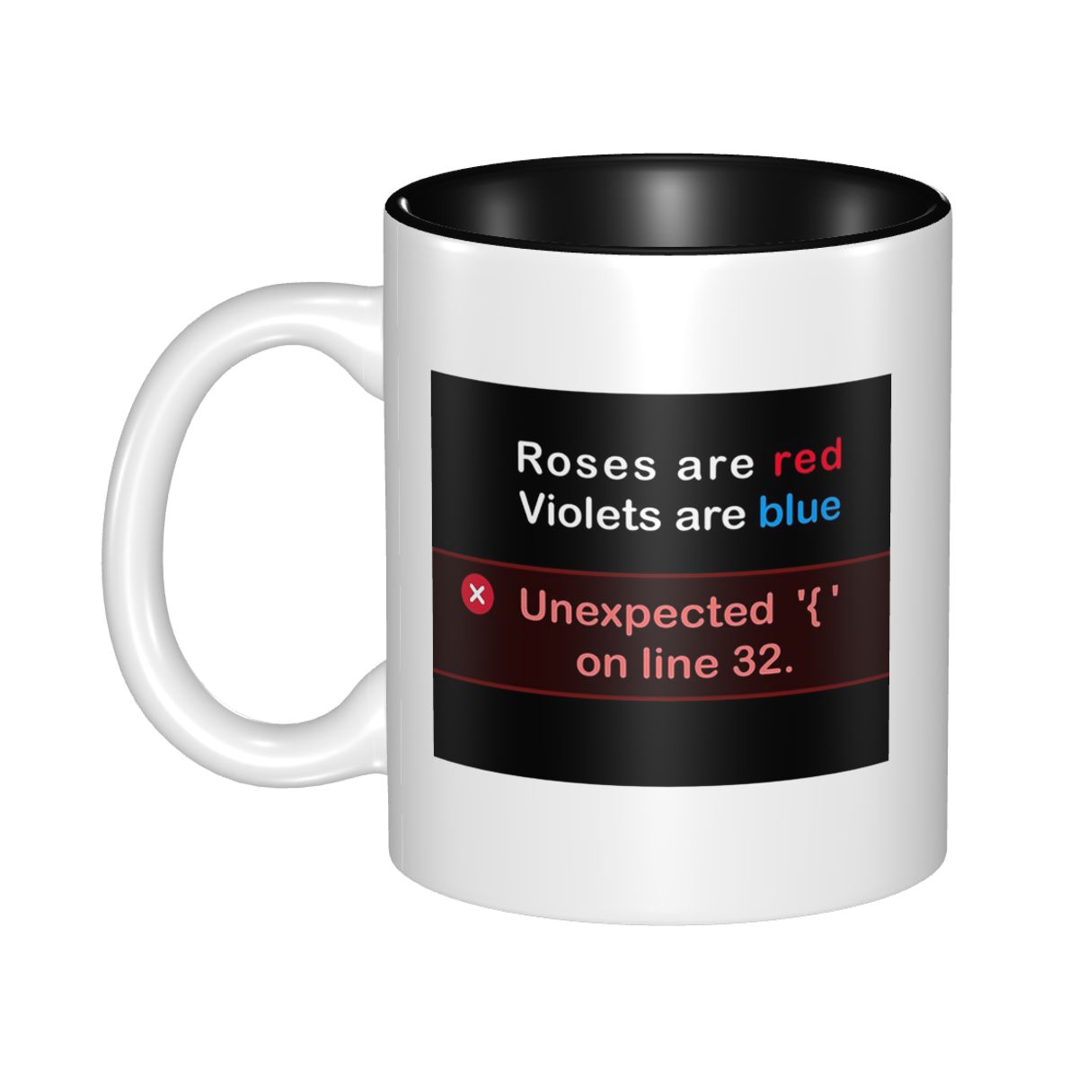 Coffee Tea Joke - كوب بتصميم مقلب برمجي مضحك، أكواب