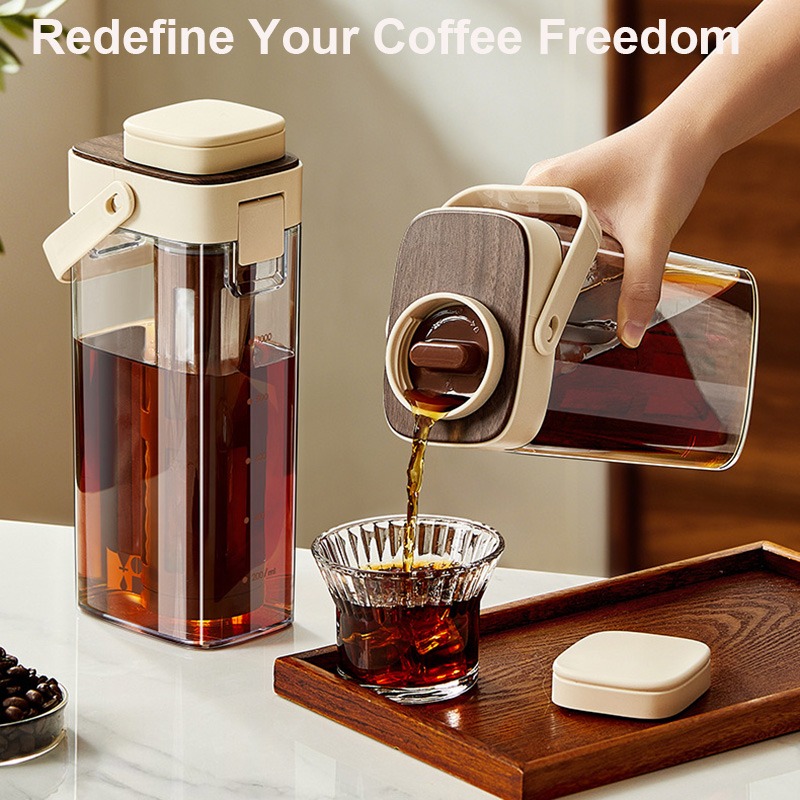 Coffee Tea Infuser - إبريق قهوة كولد برو مقاوم للتسرب