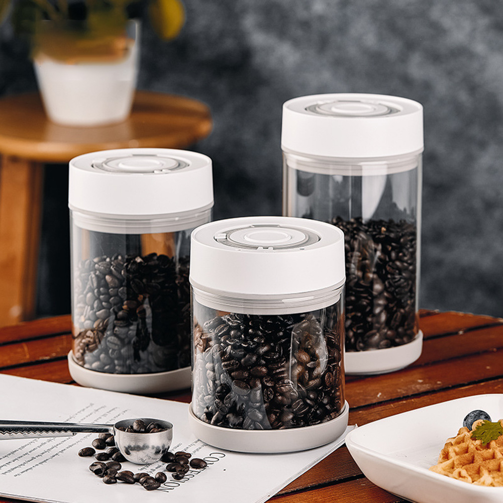 Coffee Tea Containers - وعاء زجاجي مقاوم للرطوبة لحفظ حبوب