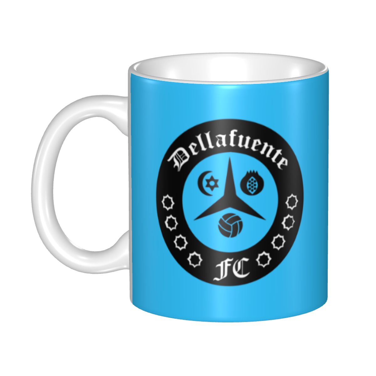 Coffee Tea Logo - كوب سيراميك مخصص بشعار ديلافينتي FC