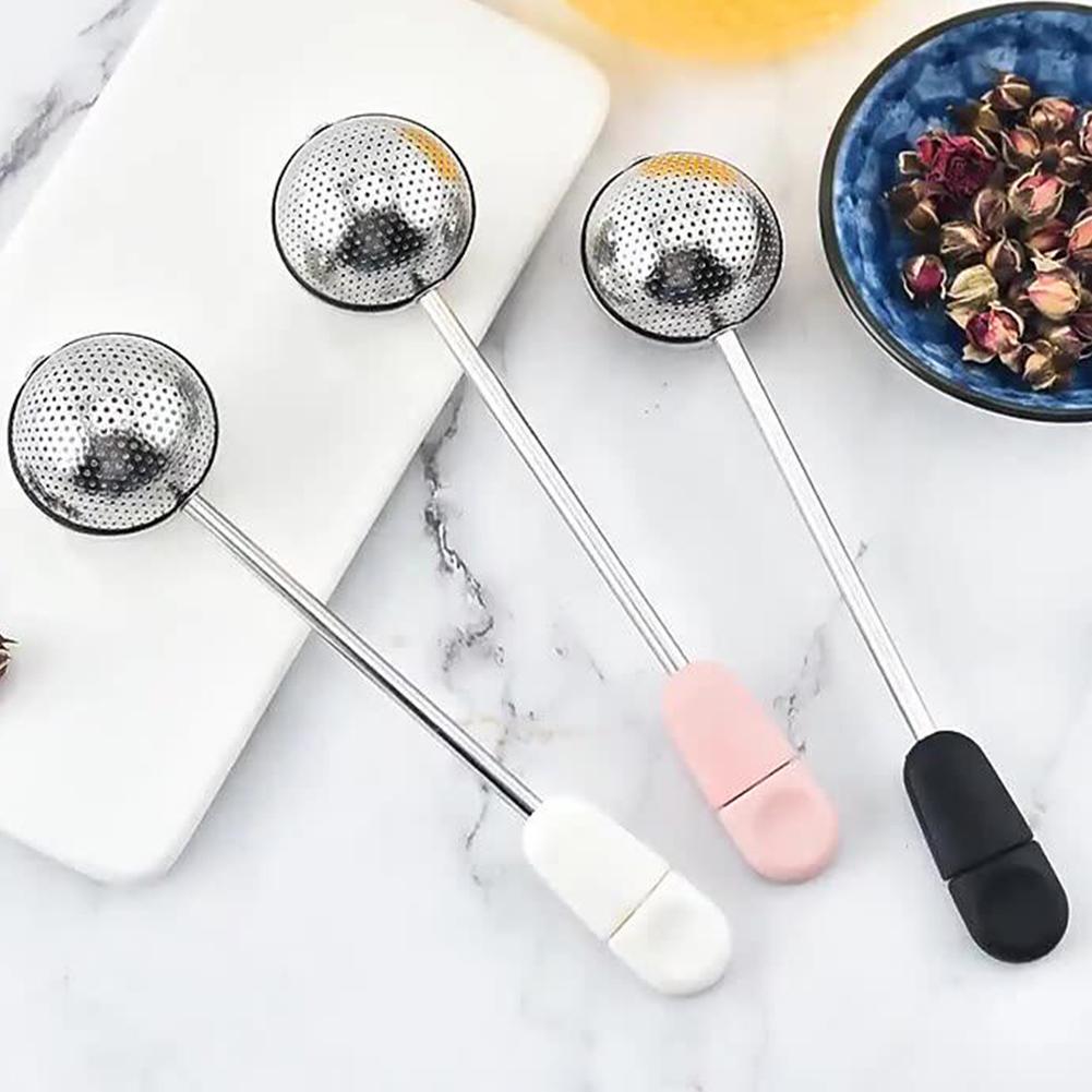 Coffee Tea Infuser - مصفاة شاي دوارة من الفولاذ المقاوم