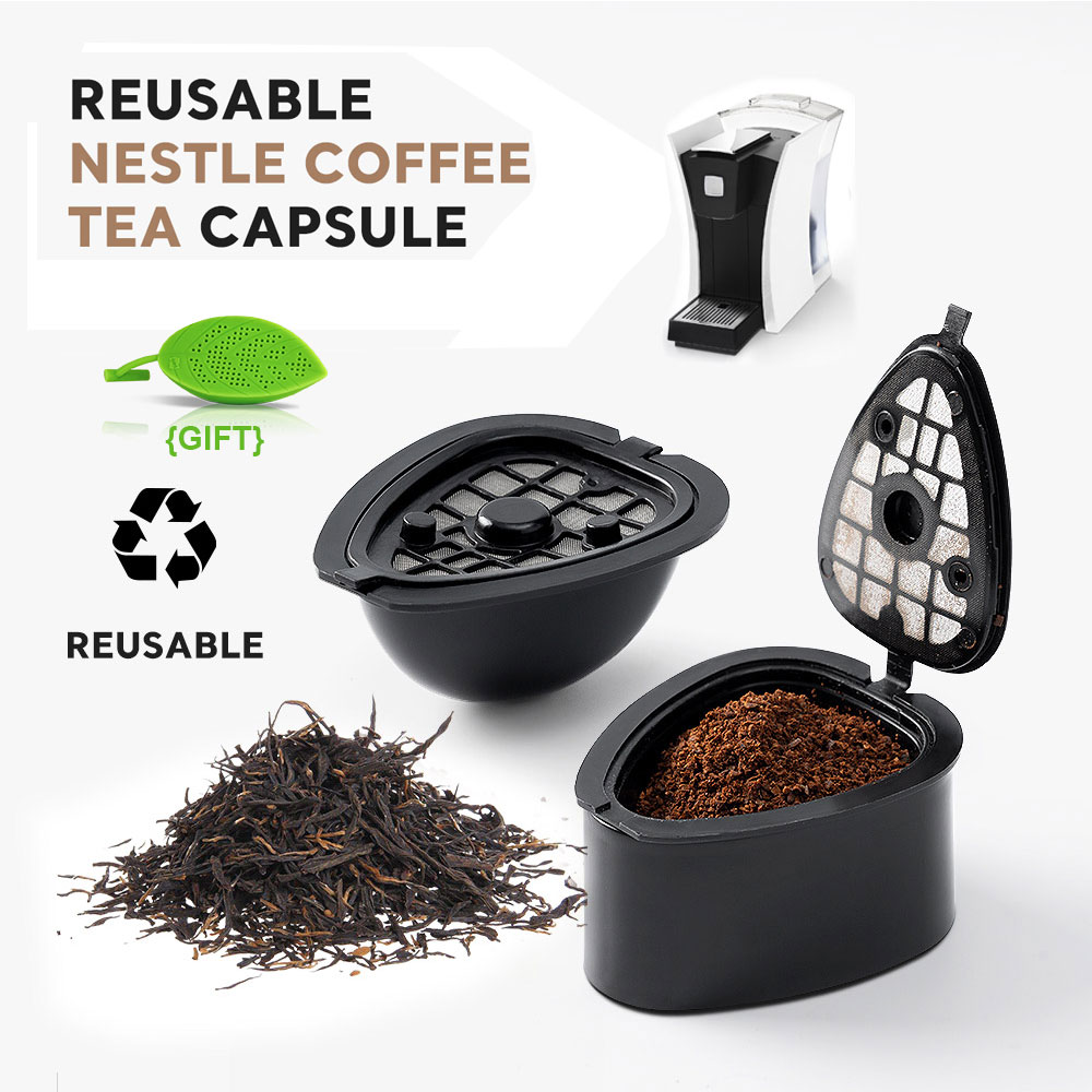 Coffee Tea Containers - كبسولة شاي ستل قابلة لإعادة الاستخدام