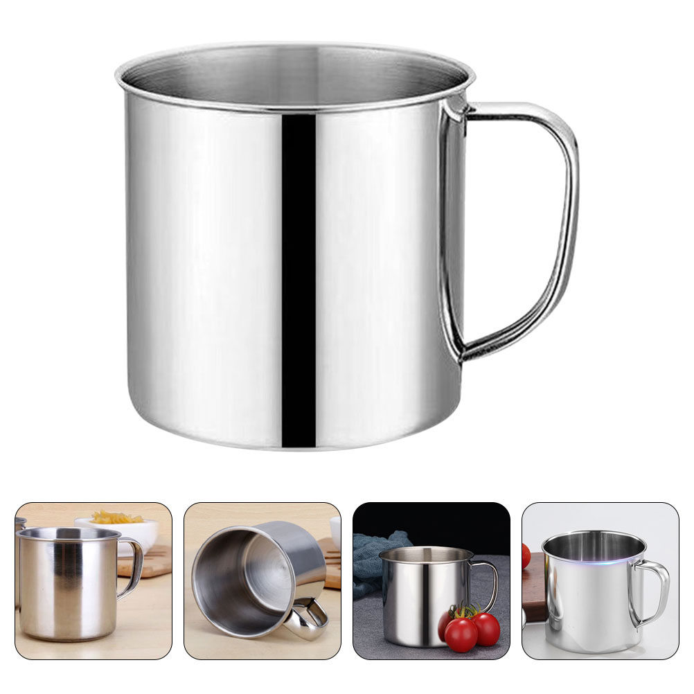 Coffee Tea - 4 قطع أكواب أطفال من الفولاذ