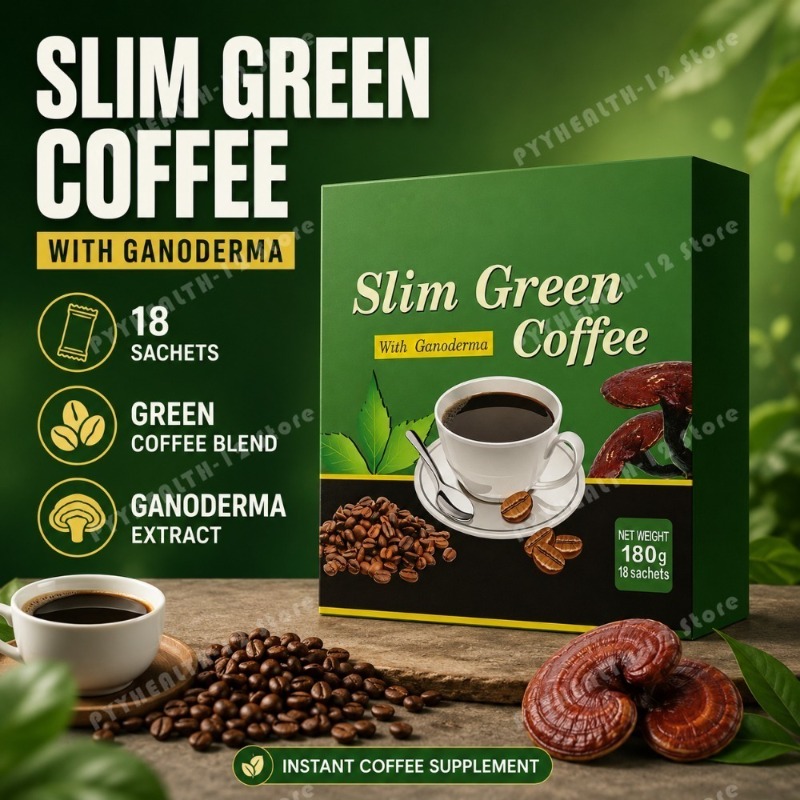 Coffee Tea For Weight Loss - قهوة سليم الخضراء، مستخلص شاي الجانوديرما
