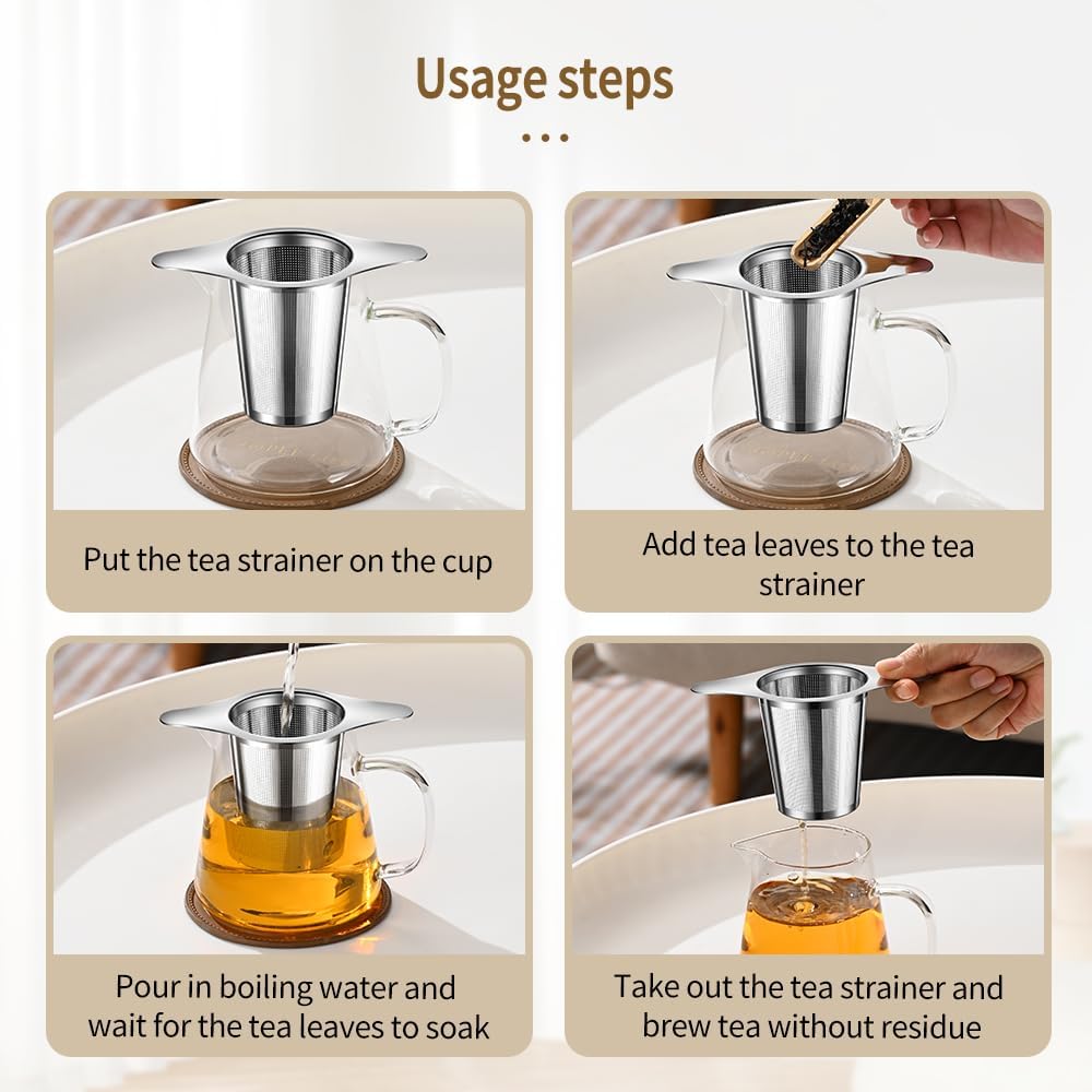 مصفاة شاي من الفولاذ المقاوم ل - مراجعة Coffee Tea Infuser وسعره