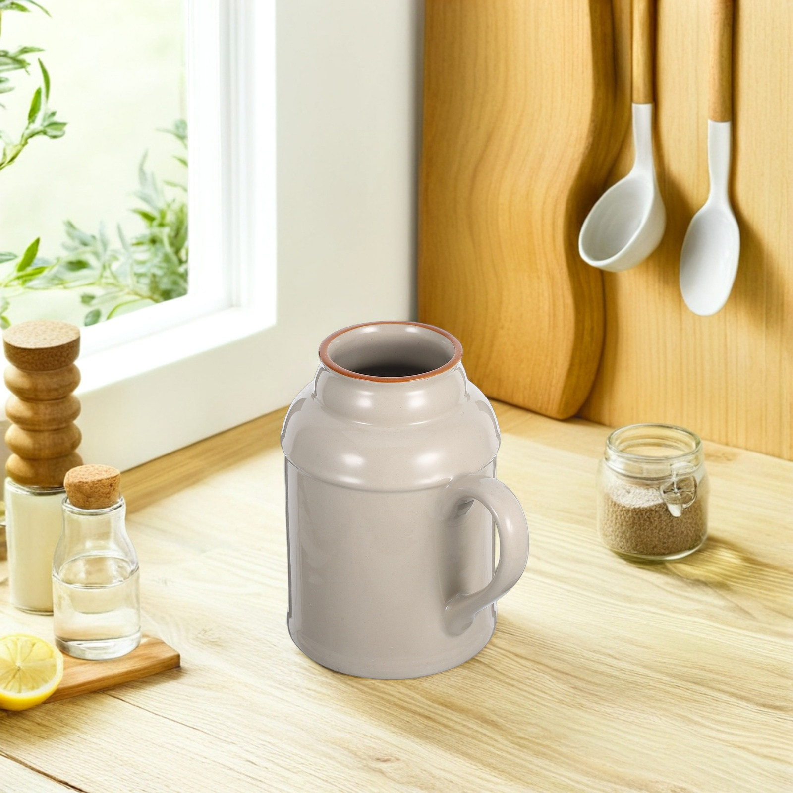 إبريق ماء سيراميك عتيق للزينة  - مراجعة Coffee Tea Containers وسعره