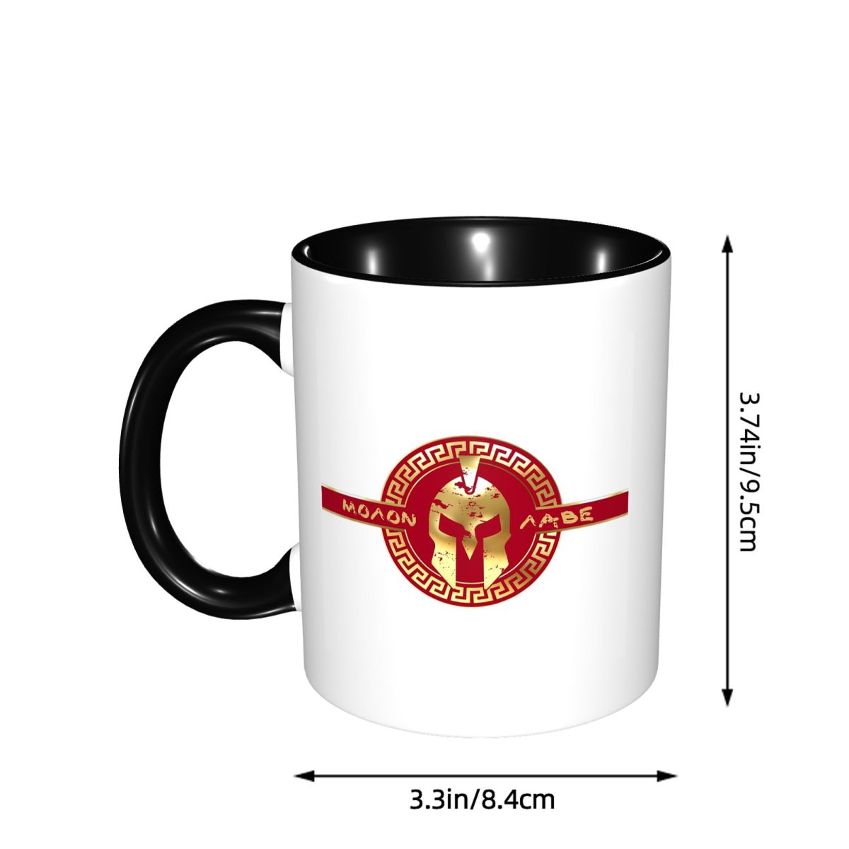 كوب سيراميك مضحك بشعار خوذة مح - مراجعة Coffee Tea Logo وسعره