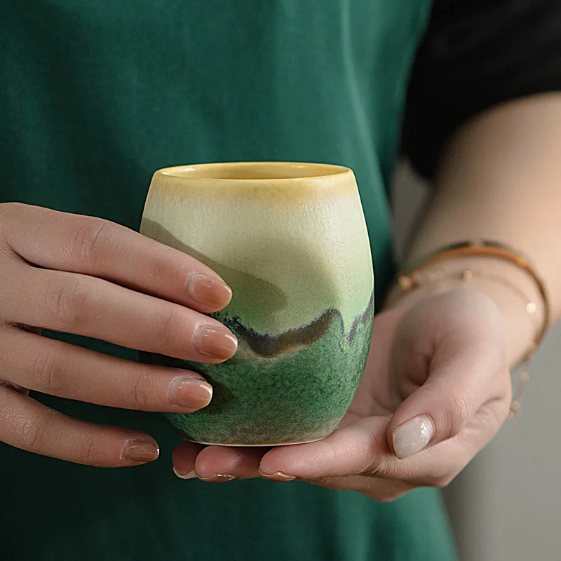 فنجان قهوة سيراميك مركز شبه مل - مراجعة Coffee Tea Green وسعره