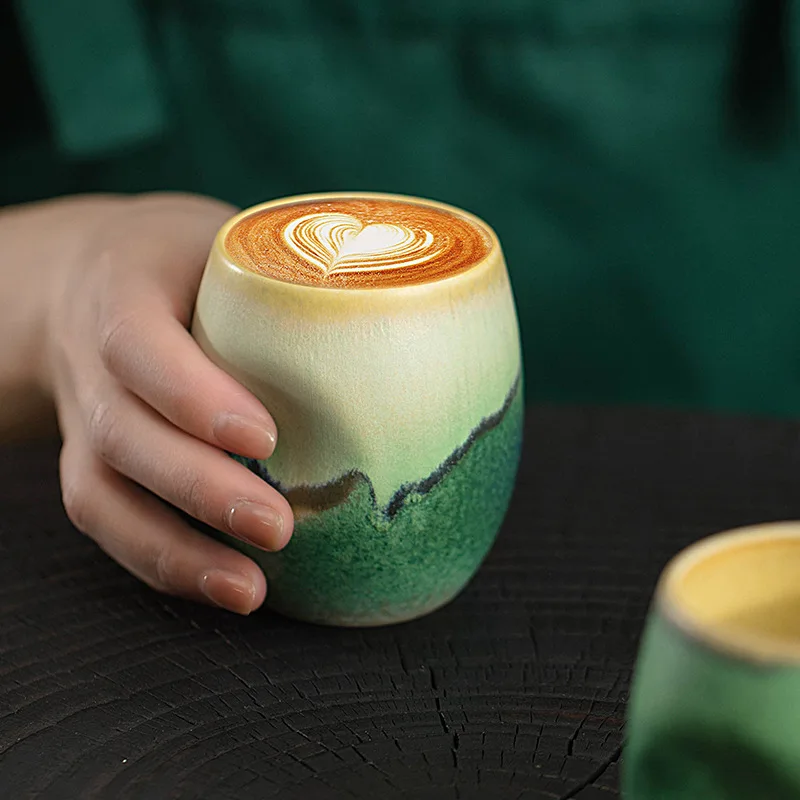 فنجان قهوة سيراميك مركز شبه مل - مراجعة Coffee Tea Green وسعره