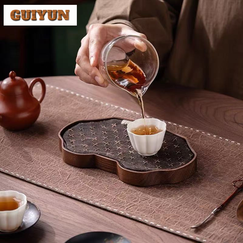الجوز الأسود صينية الشاي الصغي - مراجعة Coffee Tea Station وسعره