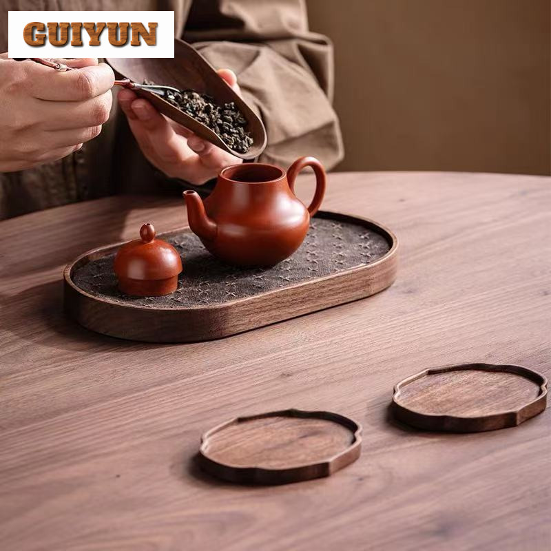 الجوز الأسود صينية الشاي الصغي - مراجعة Coffee Tea Station وسعره
