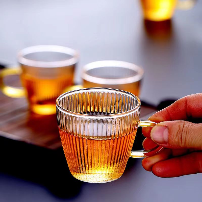 مقاومة للحرارة الزجاج فنجان شا - مراجعة Coffee Tea Station وسعره