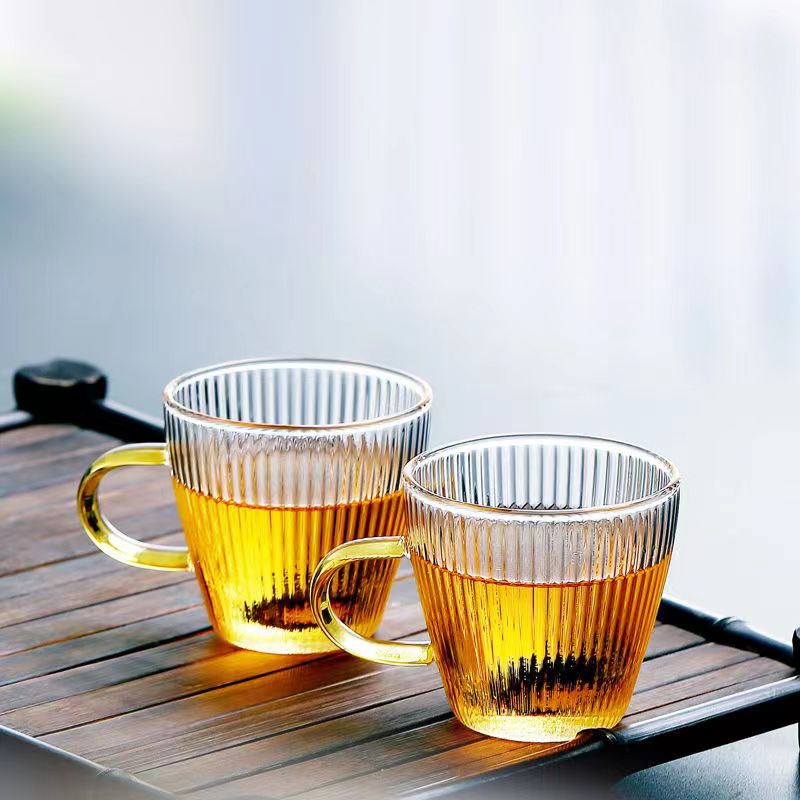 مقاومة للحرارة الزجاج فنجان شا - مراجعة Coffee Tea Station وسعره
