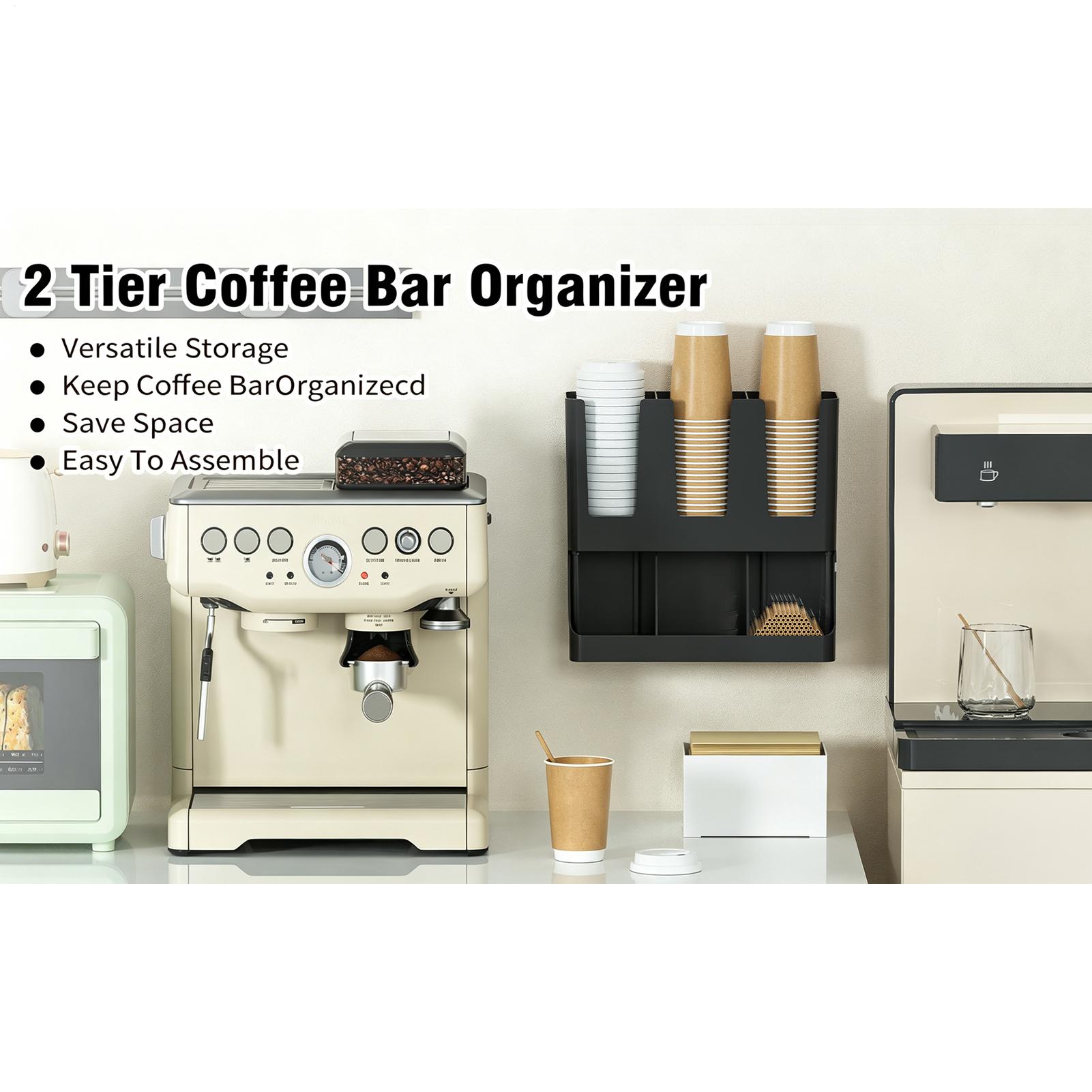محطة قهوة بـ 6 أقسام، حامل يثب - مراجعة Tea Coffee Set Up وسعره