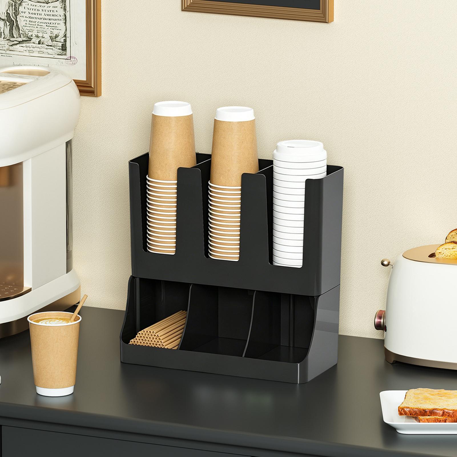منظم محطة القهوة بـ 6 أقسام، ح - مراجعة Coffee Tea Station وسعره