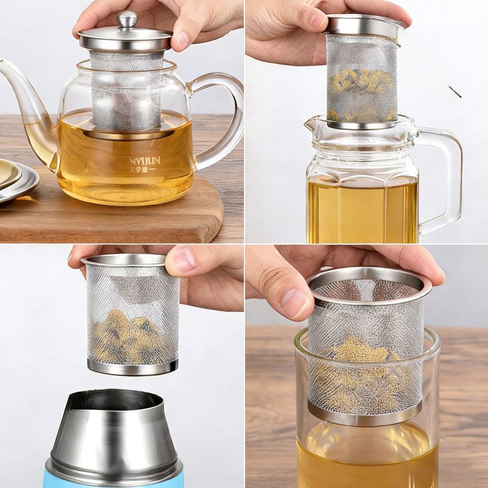 مصفاة شاي جديدة من الفولاذ الم - مراجعة Coffee Tea Replacement وسعره
