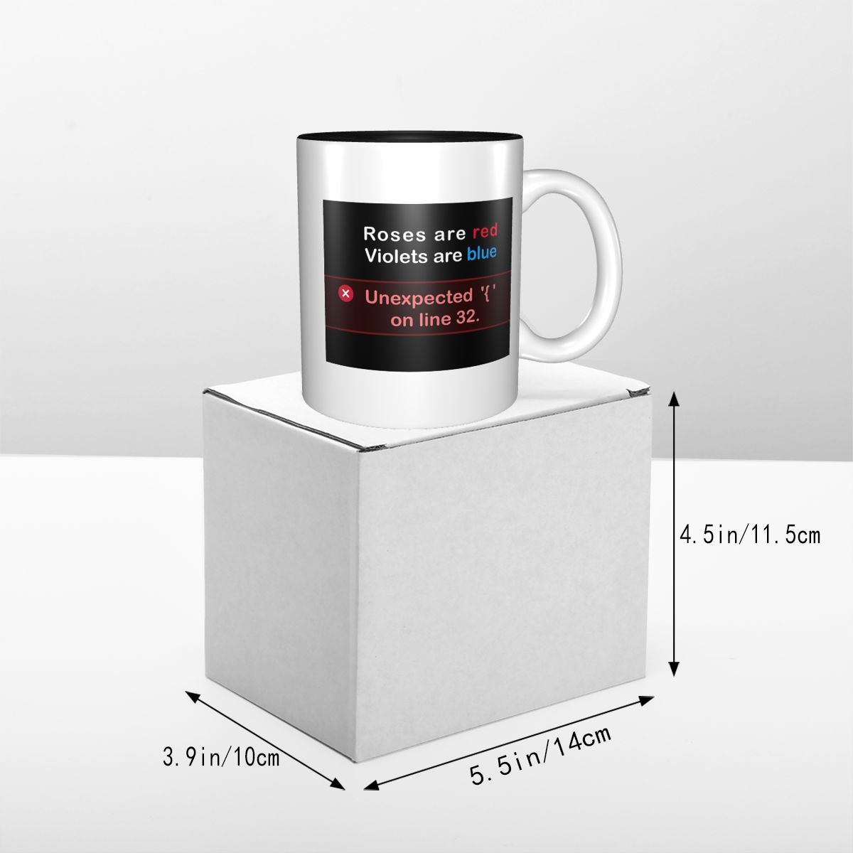 كوب بتصميم مقلب برمجي مضحك، أك - مراجعة Coffee Tea Joke وسعره