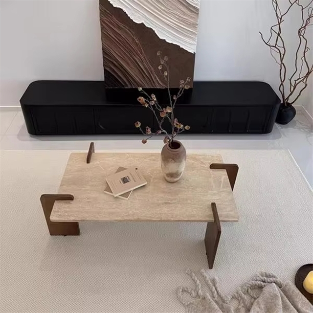 طاولة قهوة لغرفة المعيشة بتصمي - مراجعة Tea Coffee Set Up وسعره