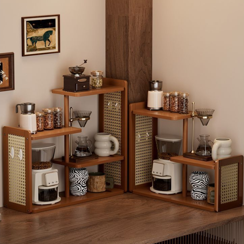 رف تخزين مكتبي متعدد الطبقات،  - مراجعة Coffee Tea Station وسعره