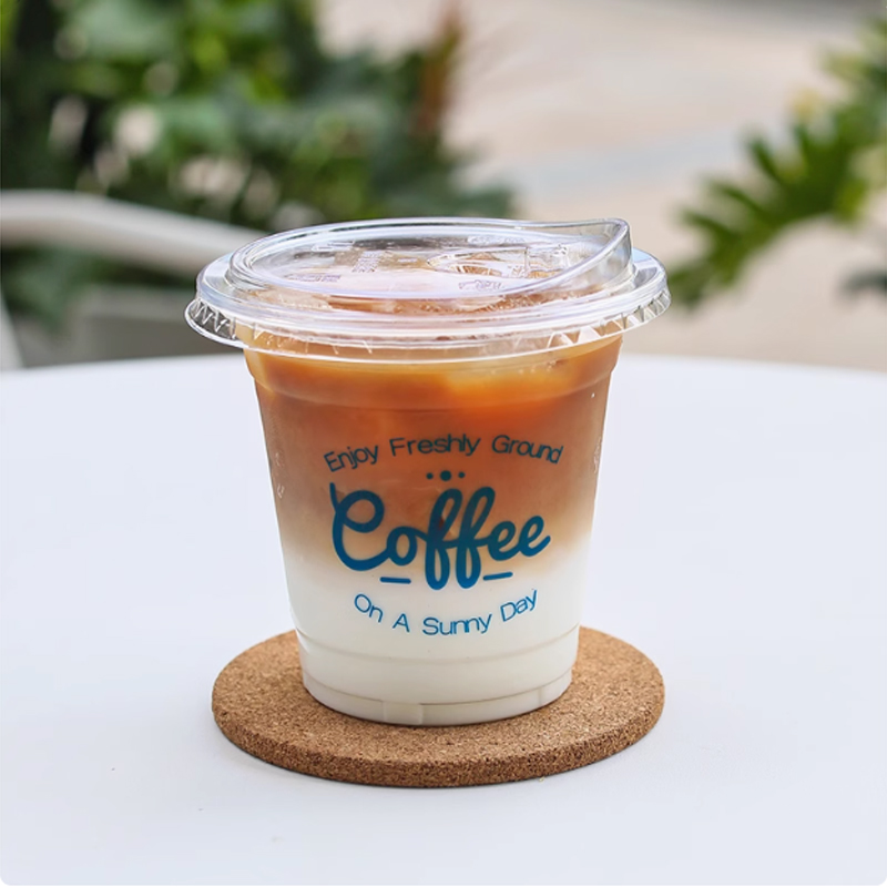 كوب بلاستك شعار مخصص Y على شكل - مراجعة Coffee Tea Logo وسعره