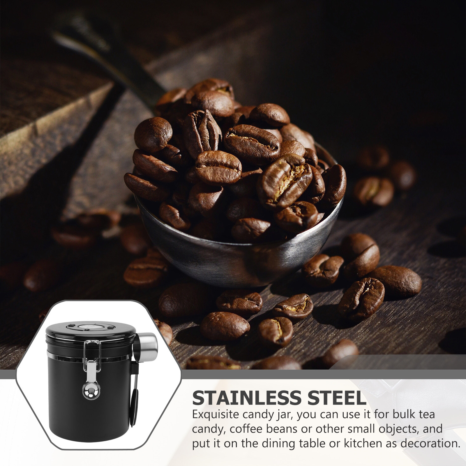 وعاء تخزين حبوب القهوة من الفو - مراجعة Coffee Tea Containers وسعره