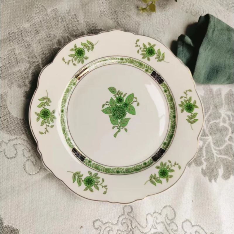 طقم فنجان شاي وصحن من البورسلي - مراجعة Coffee Tea Green وسعره