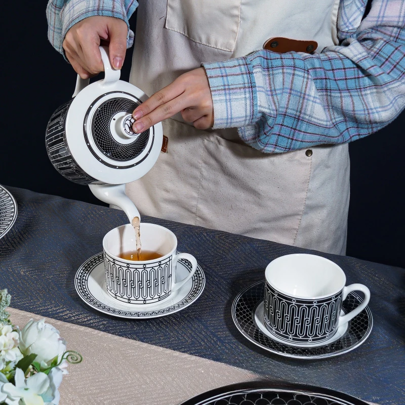 طقم شاي بسيط على الطراز الأورو - مراجعة Coffee Tea Containers وسعره