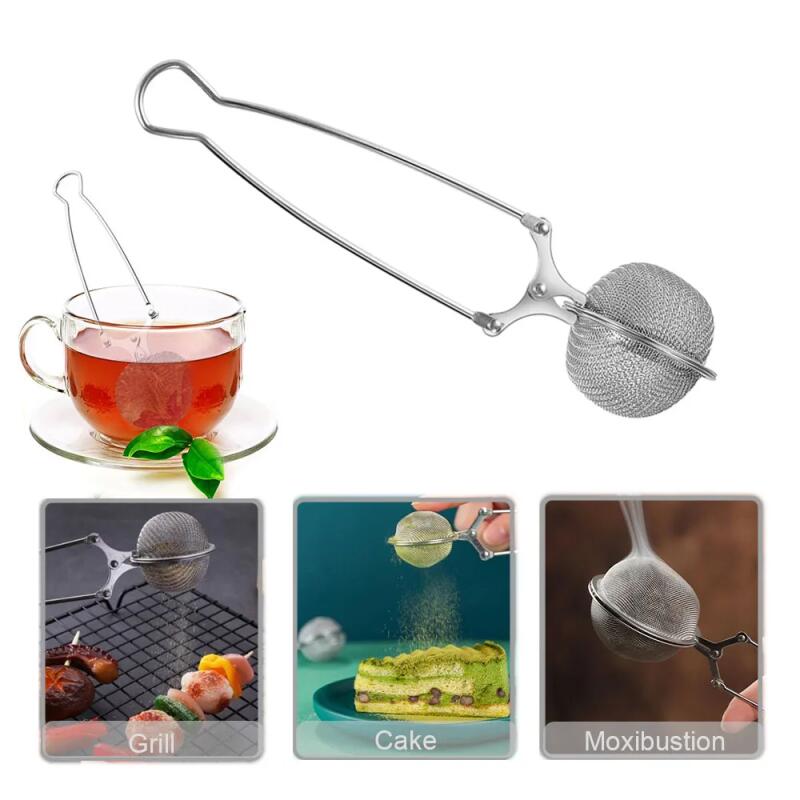 4-1 قطعة مصفاة الشاي الصلب قاب - مراجعة Coffee Tea Infuser وسعره
