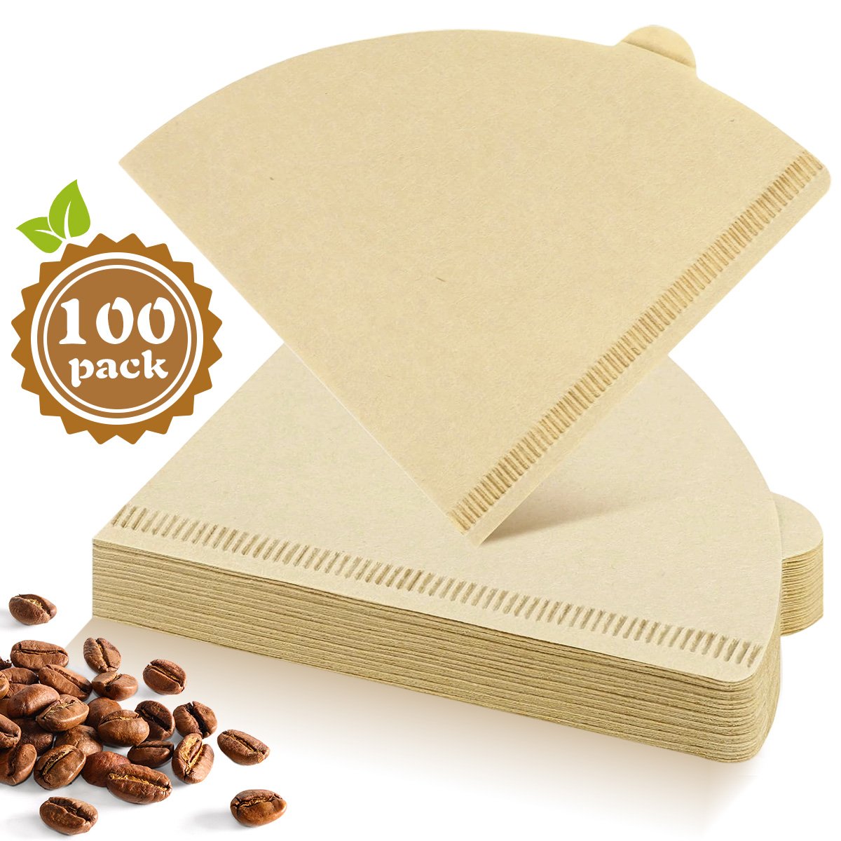 فلاتر قهوة ورقية مخروطية الشكل - مراجعة Coffee Tea Paper Cups وسعره
