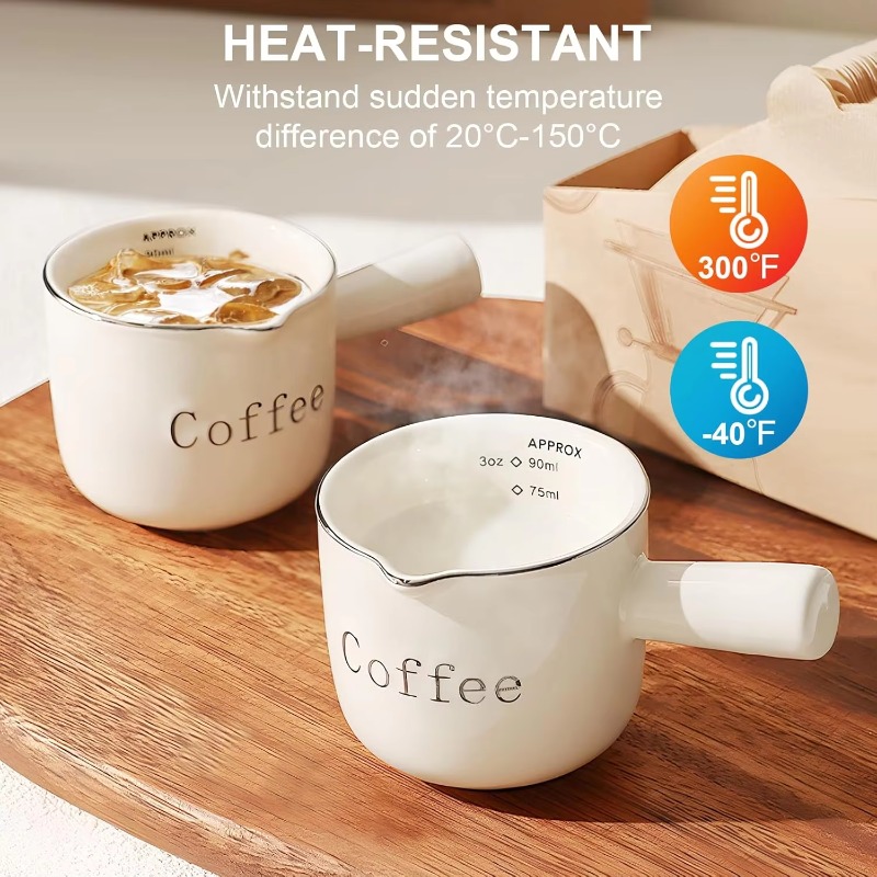 كوب قهوة صغير من السيراميك بمق - مراجعة Coffee Tea Espresso وسعره