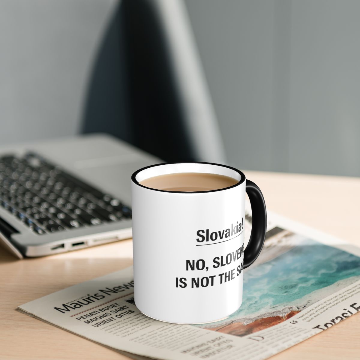 كوب سيراميك مضحك بتصميم مزحة ج - مراجعة Coffee Tea Joke وسعره