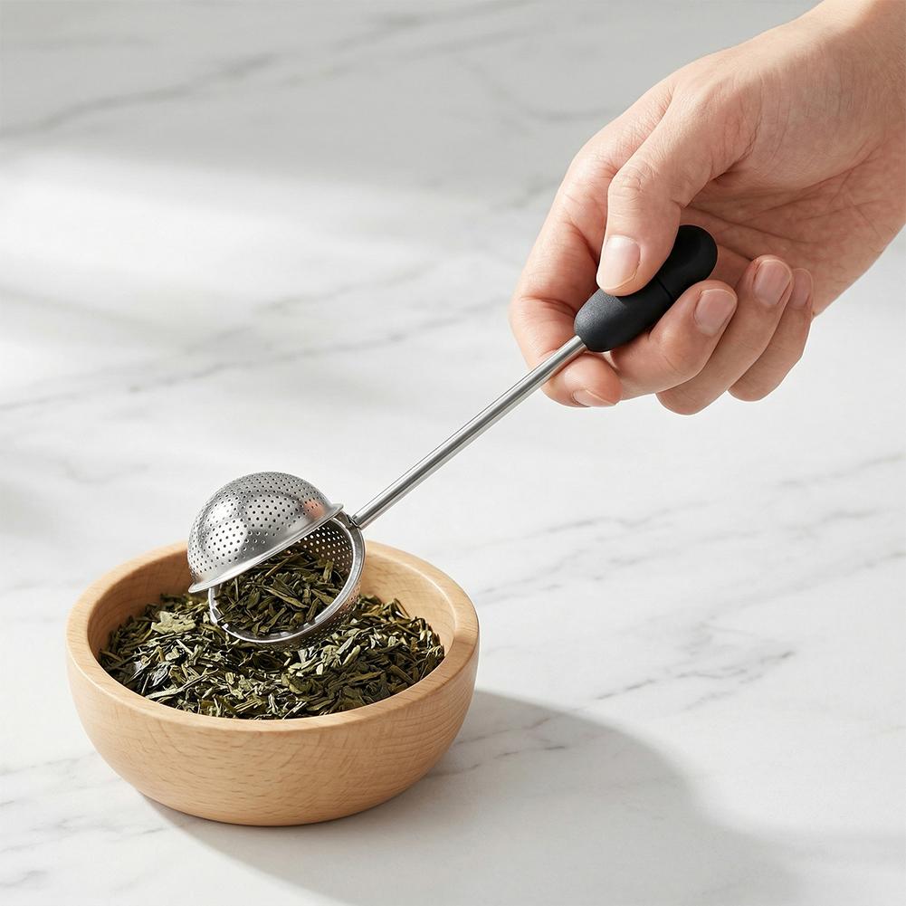 مصفاة شاي دوارة من الفولاذ الم - مراجعة Coffee Tea Infuser وسعره