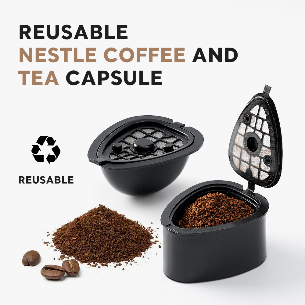 كبسولة شاي ستل قابلة لإعادة ال - مراجعة Coffee Tea Containers وسعره