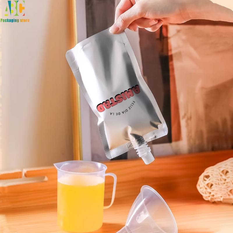 كيس صنبور من رقائق الألومنيوم  - مراجعة Coffee Tea Logo وسعره