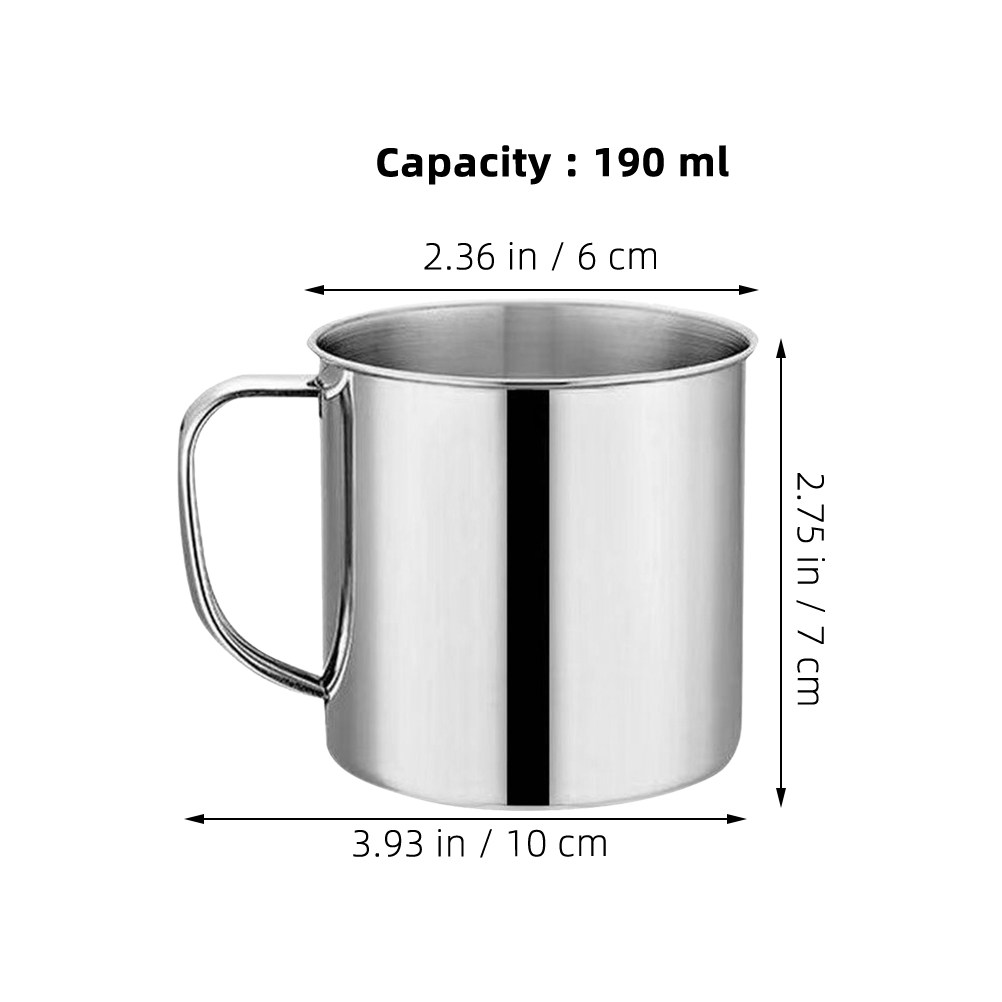 4 قطع أكواب أطفال من الفولاذ ا - مراجعة Coffee Tea وسعره