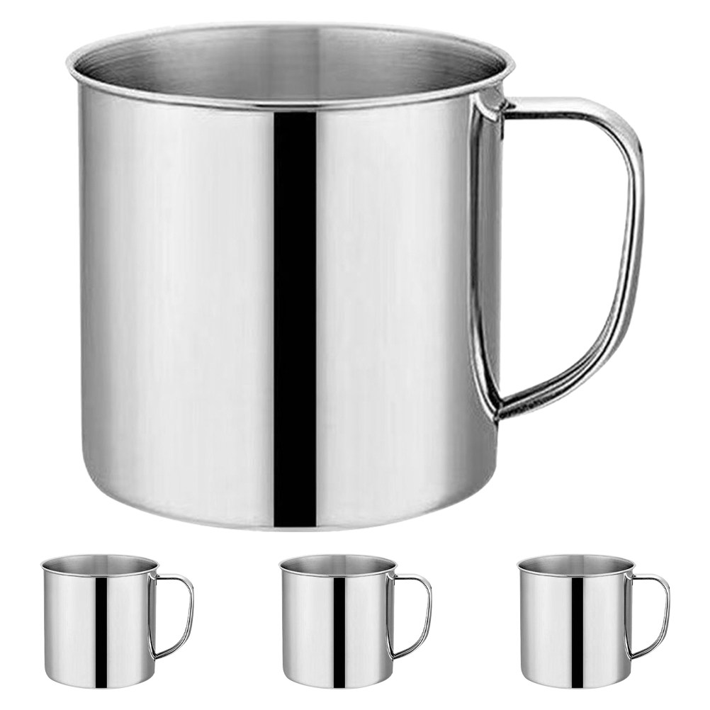 4 قطع أكواب أطفال من الفولاذ ا - مراجعة Coffee Tea وسعره