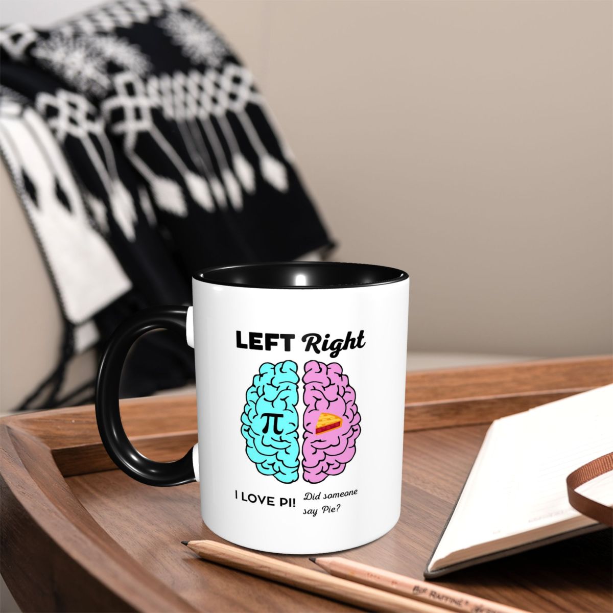 كوب سيراميك مضحك بتصميم نصف ال - مراجعة Coffee Tea Joke وسعره