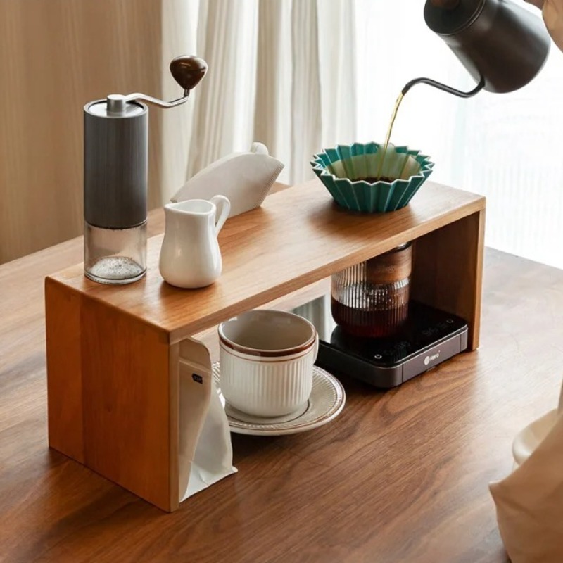 منظم محطة تقطير القهوة من الخش - مراجعة Tea Coffee Set Up وسعره