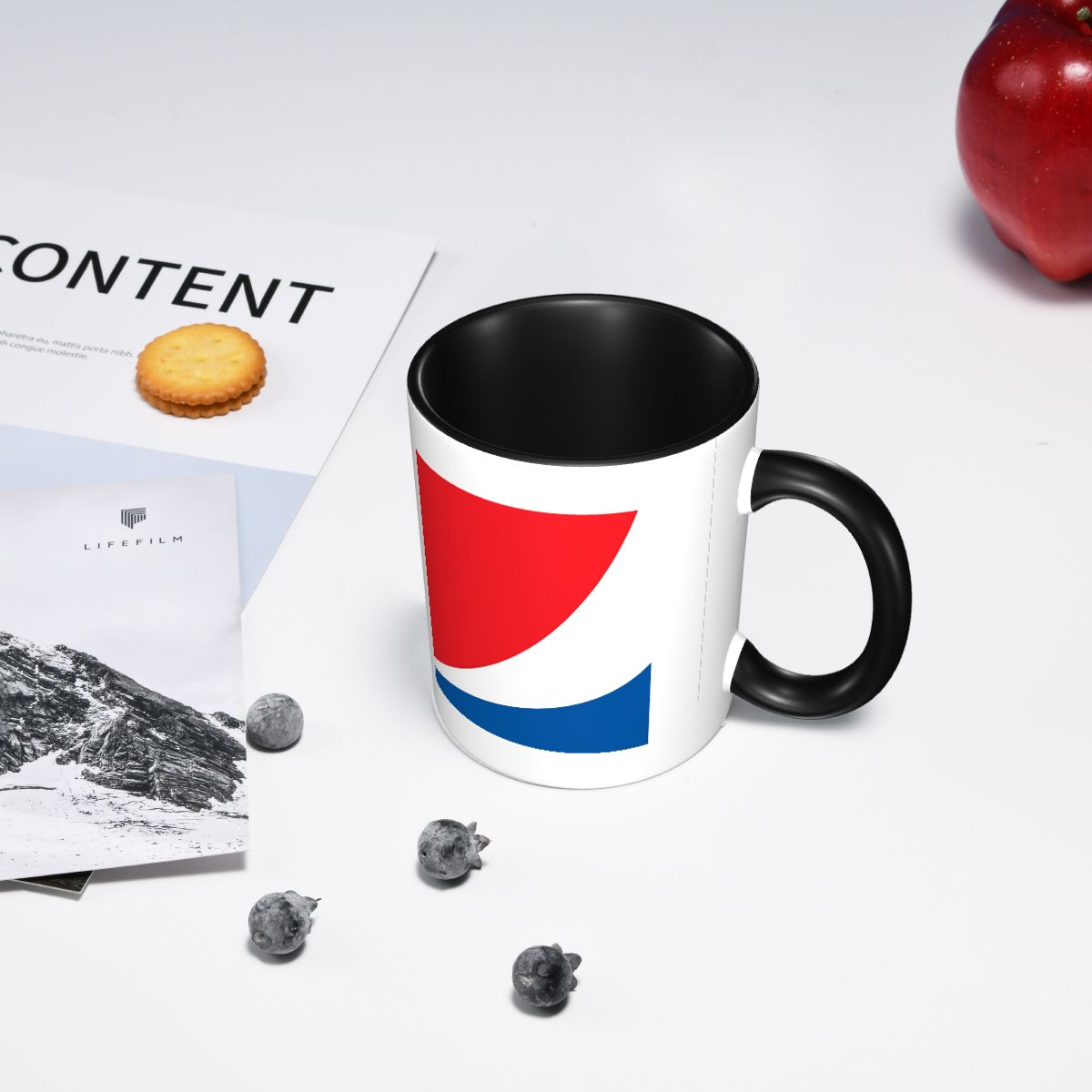 كوب سيراميك مضحك بشعار بيبسي م - مراجعة Coffee Tea Logo وسعره