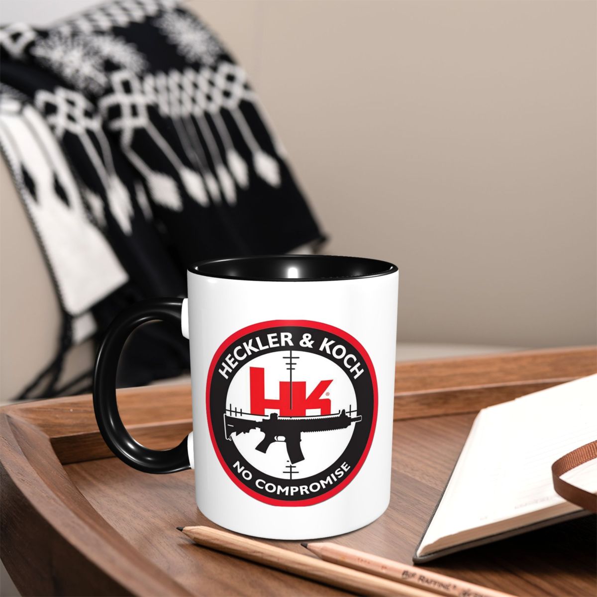 كوب بشعار Heckler Koch Hk، أكو - مراجعة Coffee Tea Hk وسعره