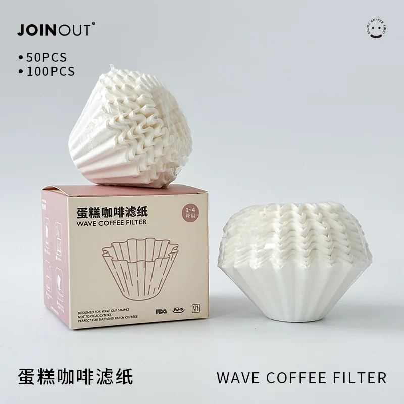 50/100 قطعة من فلاتر القهوة ال - مراجعة Coffee Tea Paper Cups وسعره